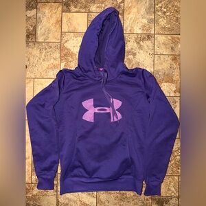Under Armour Purple Hoodie with Pink Accent